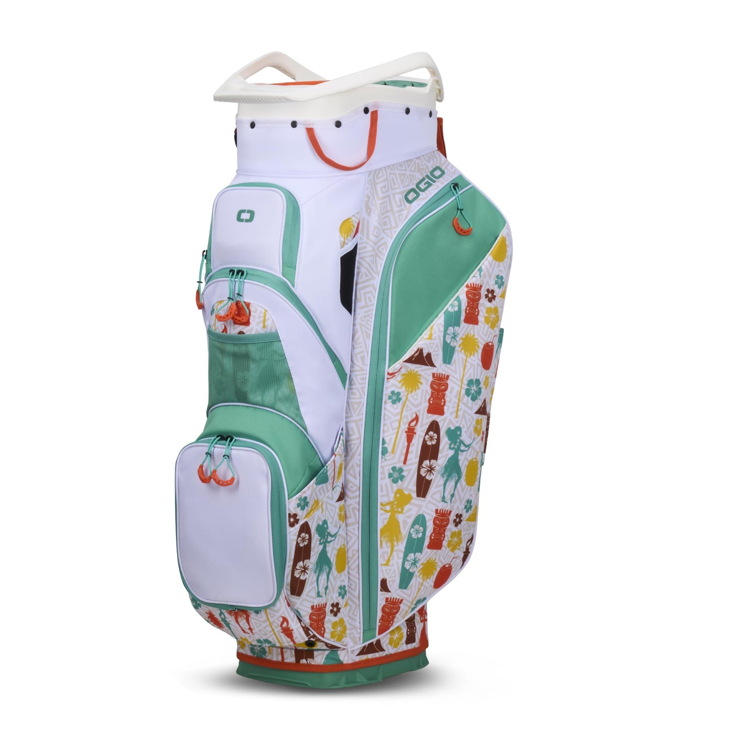 An image of a OGIO 2026 Silencer Golf Cart Bag - Luau on a white background