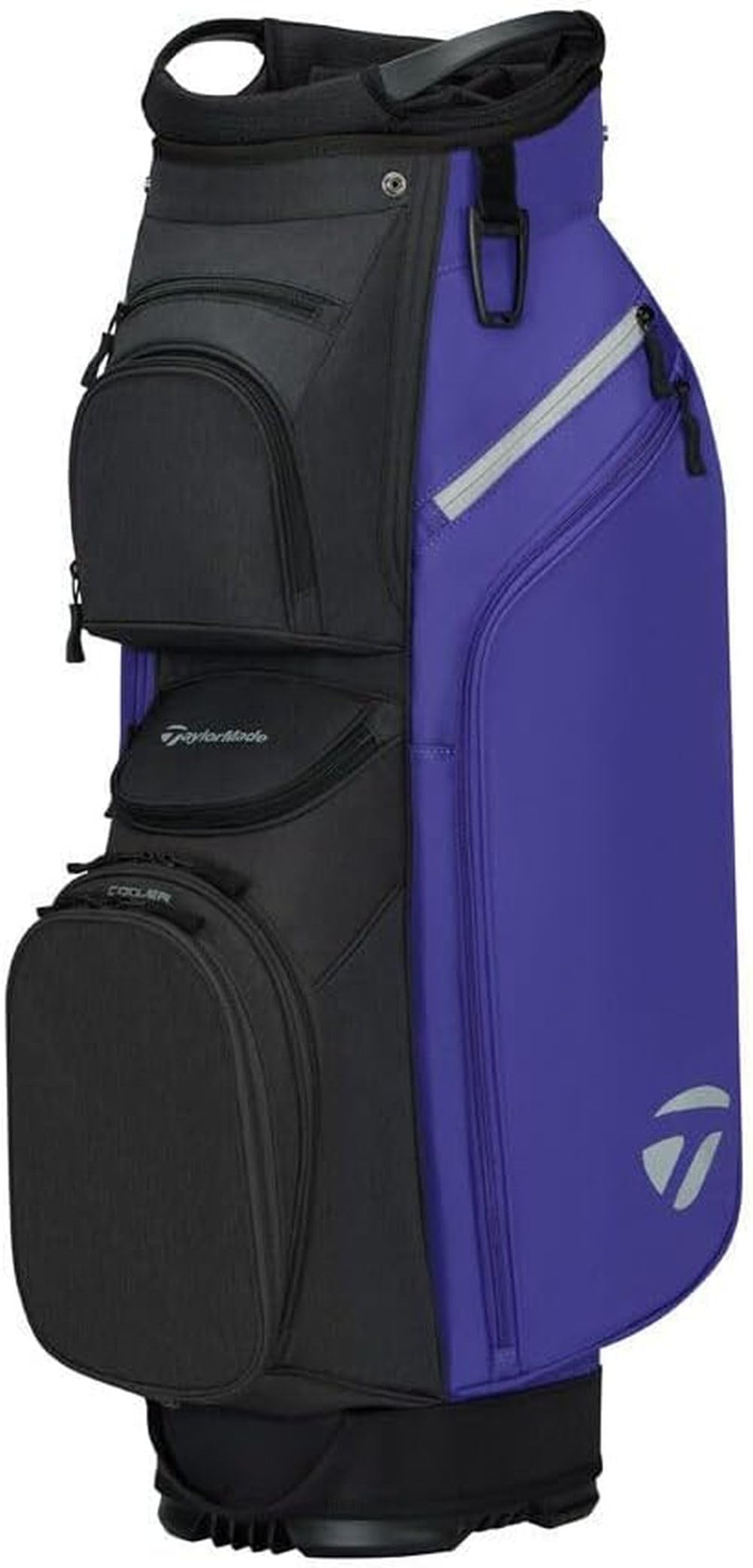 An image of a TaylorMade 2026 Cart Lite Cart Bag - Black on a white background