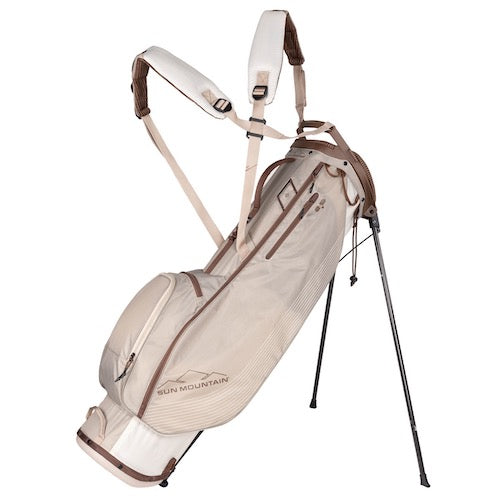 NEW Sun Mountain 2.5+ Stand Bag 2023 - Pearl/Taupe/Java