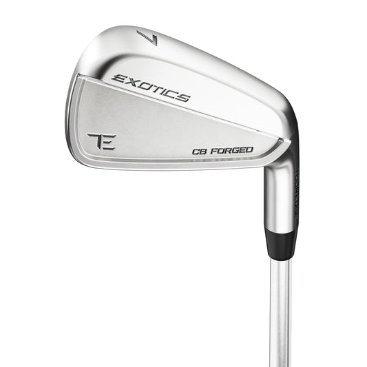 An image of a Tour Edge Exotics CB Forged Iron - Steel on a white background