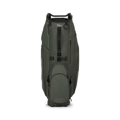 A product image of a Titleist Hybrid 14 Stand Bag - Cypress / Black / White on a white background