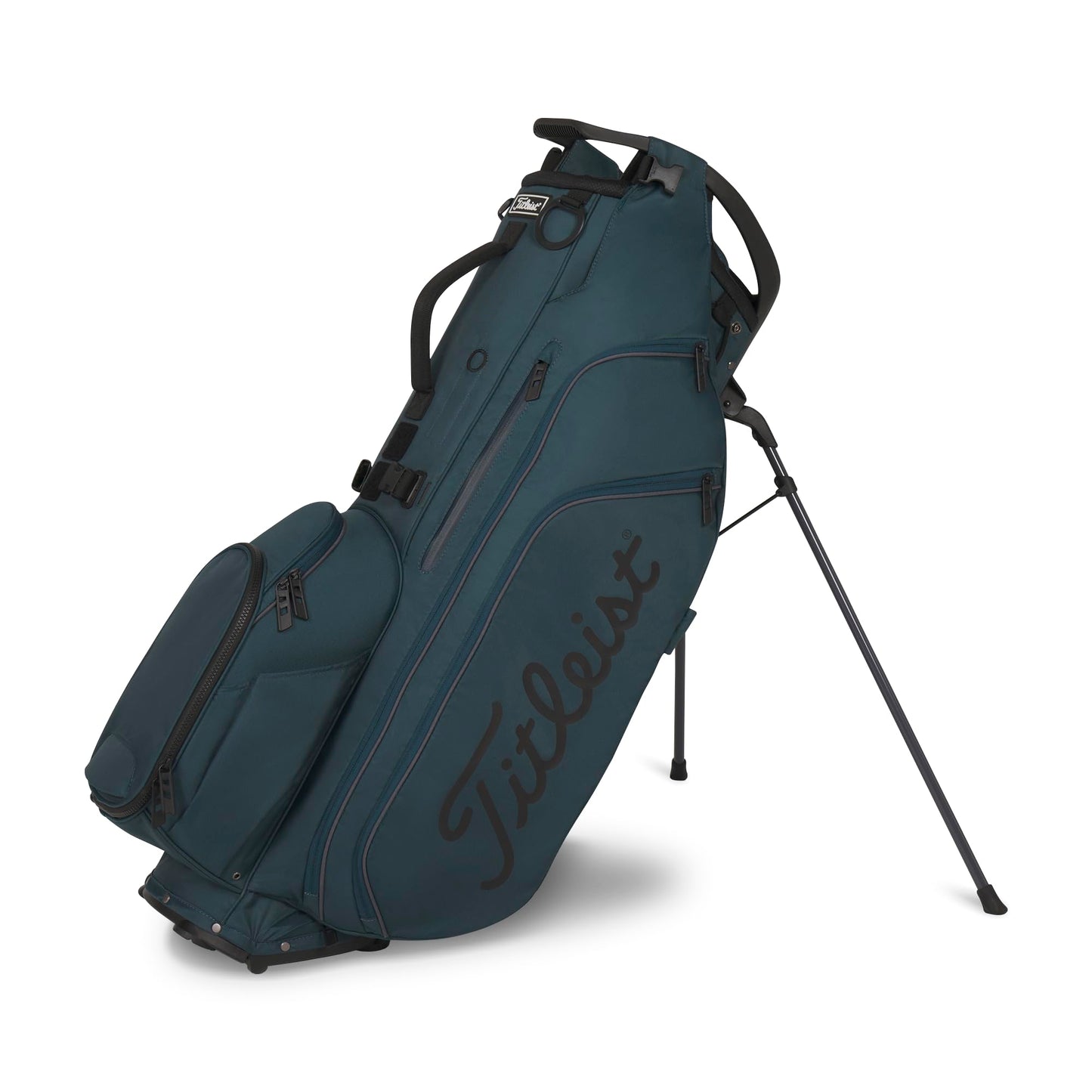 A product image of a Titleist Hybrid 14 Stand Bag - Monterey / Graphite / Black on a white background