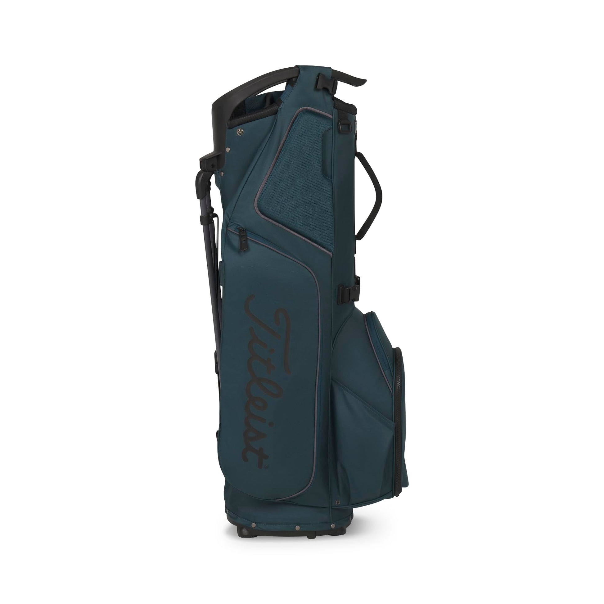 A product image of a Titleist Hybrid 14 Stand Bag - Monterey / Graphite / Black on a white background