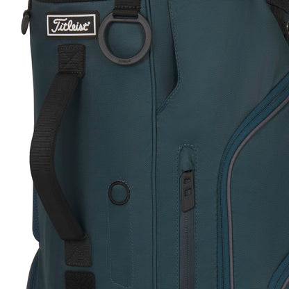 A product image of a Titleist Hybrid 14 Stand Bag - Monterey / Graphite / Black on a white background
