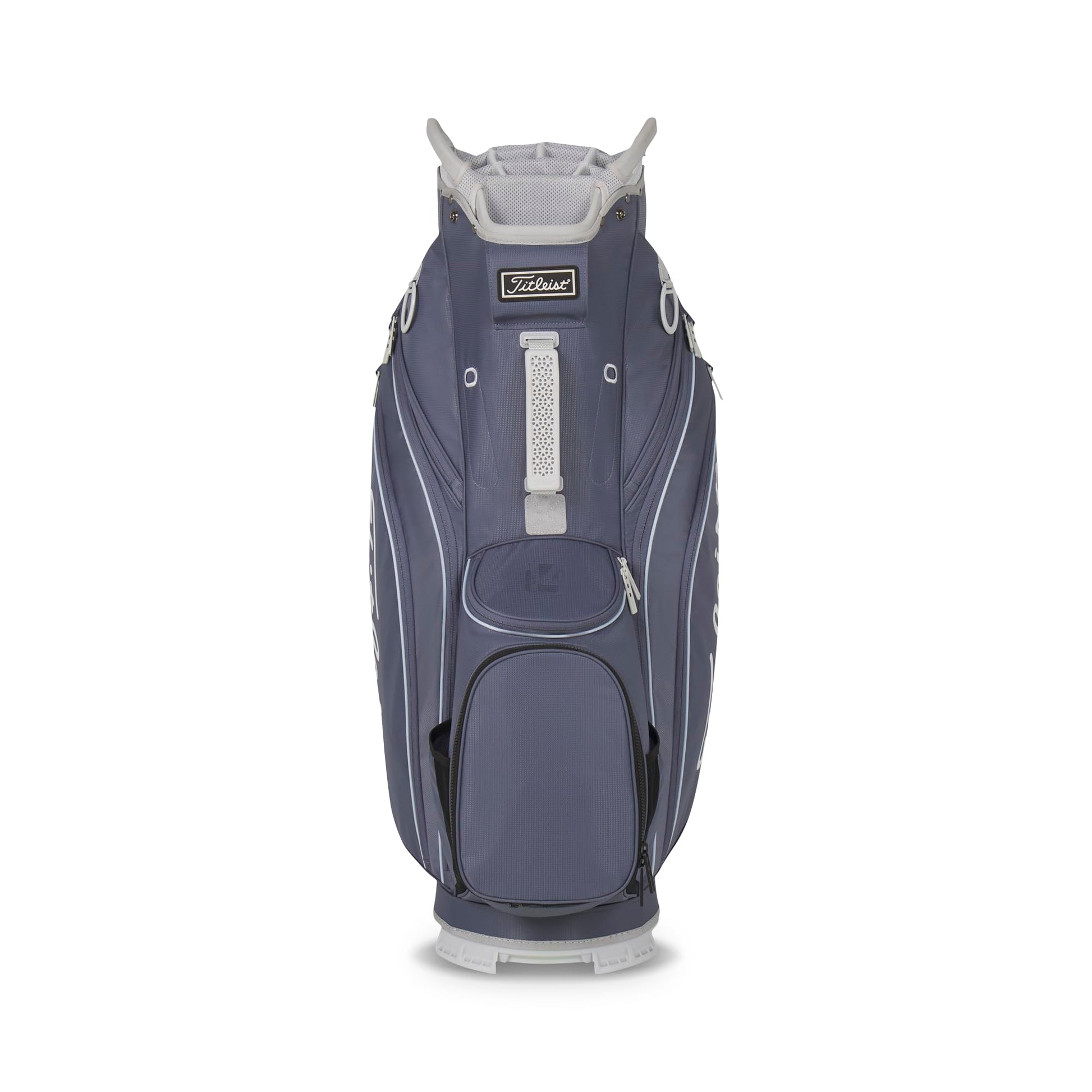 A product image of a Titleist Cart 14 Cart Bag - Washed Indigo / Blue Bird / White on a white background