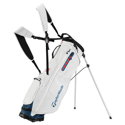 A product image of a TaylorMade Flextech Super Lite Golf Bag USA on a white background