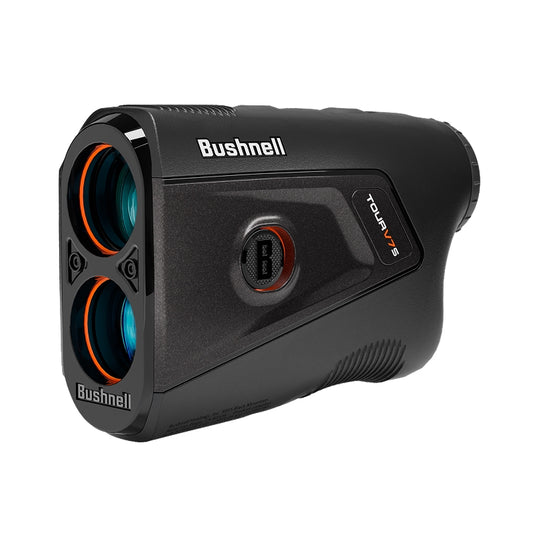 A product image of a Bushnell Tour V7 Shift Patriot Pack on a white background