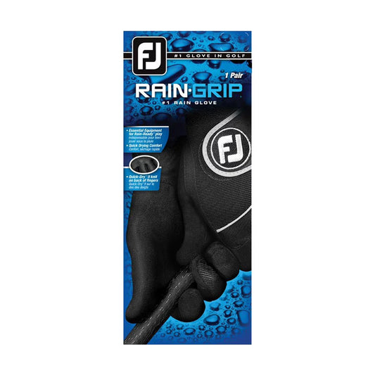 An image of a FootJoy Rain Grip Golf Gloves - Pair on a white background
