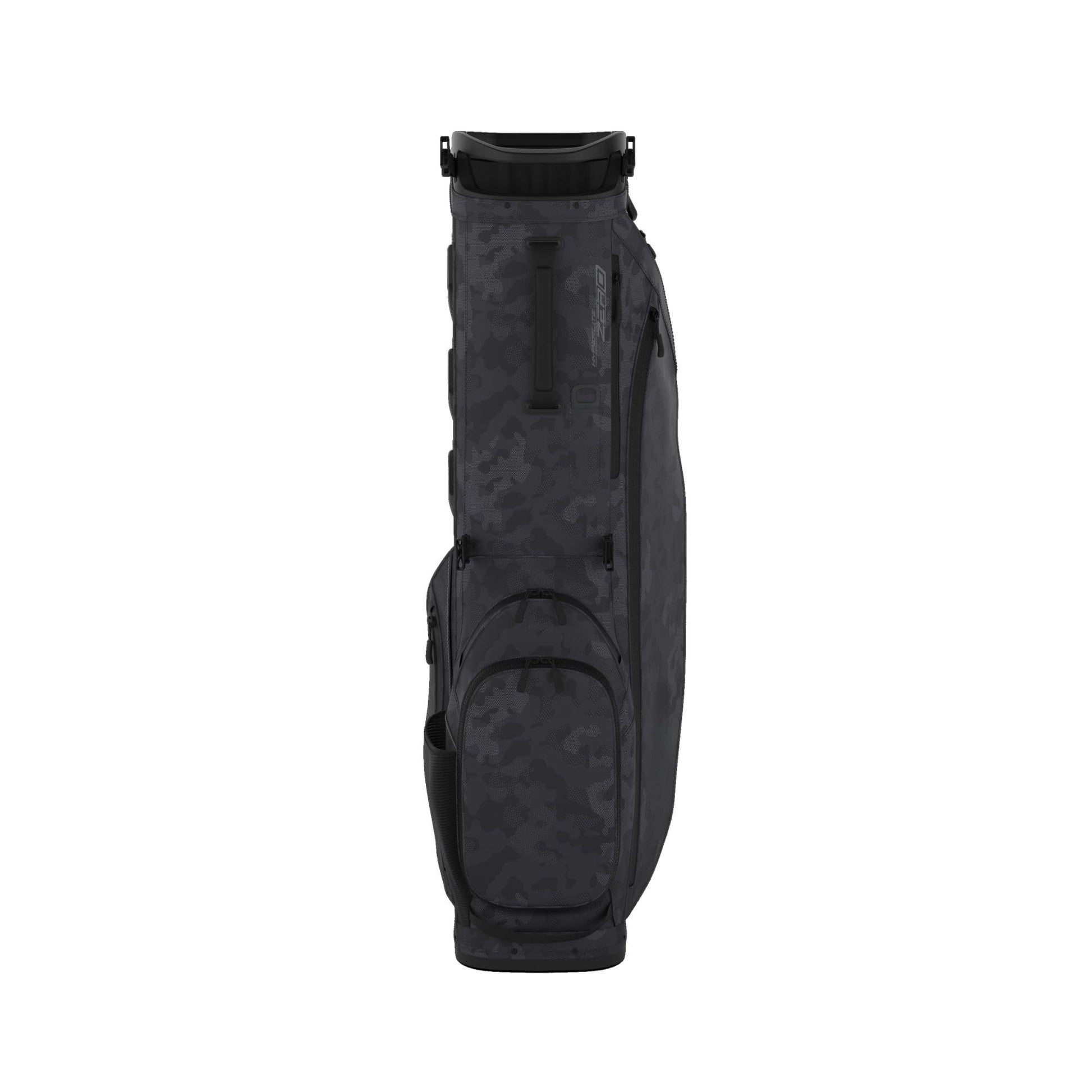 A product image of a Callaway HL Zero L Golf Stand Bag - Black / Field Camo on a white background