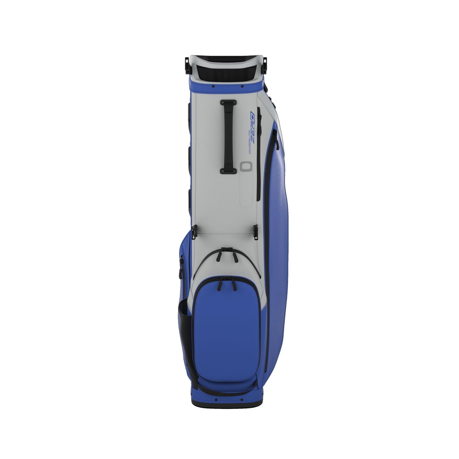 A product image of a Callaway HL Zero L Golf Stand Bag - Silver / Neptune on a white background