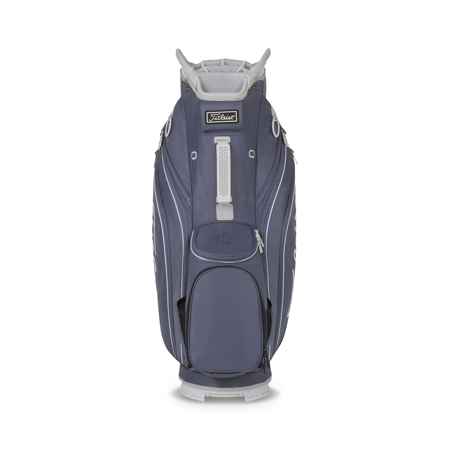 A product image of a Titleist Cart 14 Cart Bag - Washed Indigo / Blue Bird / White on a white background