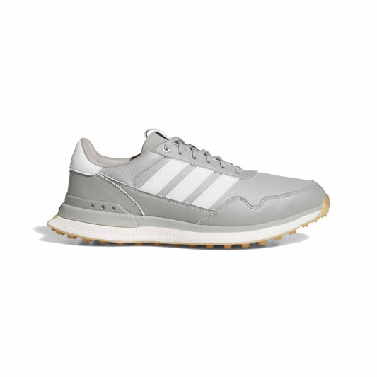 An image of a Adidas S2G 26 Leather Golf Shoes - Grey/White/MGSOGR on a white background