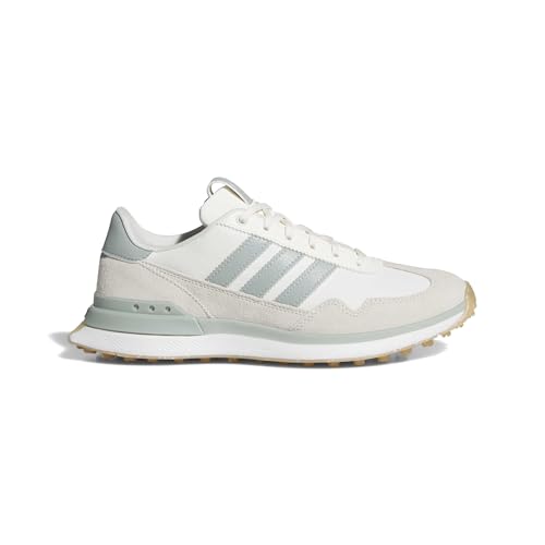 An image of a Adidas S2G 26 Leather Women's Golf Shoes - White/WOSA/WONQUA on a white background