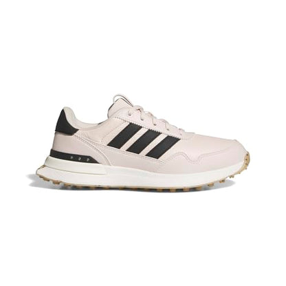 An image of a Adidas S2G Leather Women's Golf Shoes - Wonqua/Black/Gum4 on a white background