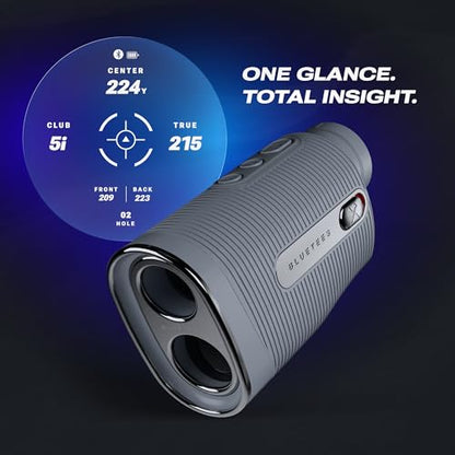 A product image of a Captain Air Connected GPS Rangefinder on a white background