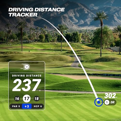 A product image of a Player Pro Touchscreen GPS Golf Speaker on a white background