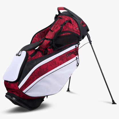 An image of a OGIO 2026 Silencer Hybrid Golf Stand Bag - Volcanic on a white background