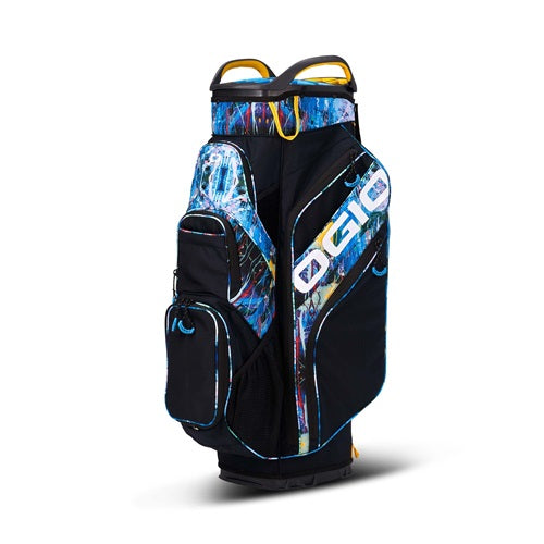 An image of a OGIO Woode Golf Cart Bag - Graffiti Kaleidoscope 24 on a white background