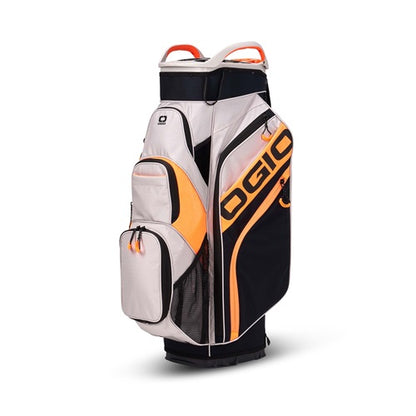 An image of a OGIO 2024 Woode Cart Bag - Gray 24 on a white background