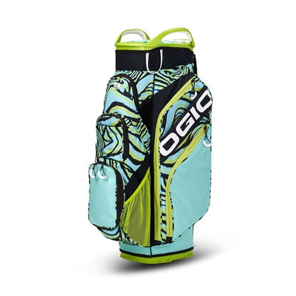 An image of a OGIO Woode Golf Cart Bag - Tiger Swirl 24 on a white background