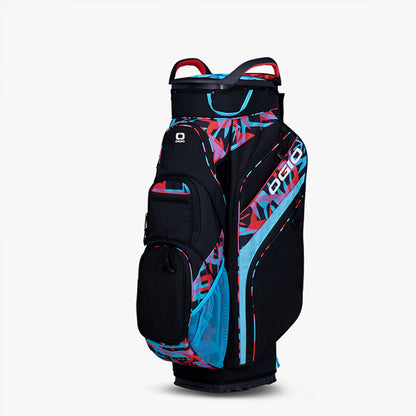 An image of a OGIO Woode Golf Cart Bag - Tropical Punch on a white background