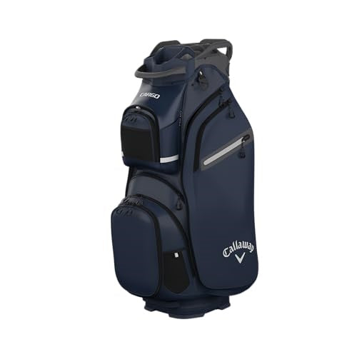 An image of a Callaway Cargo 2025 Cart Bag - Navy on a white background