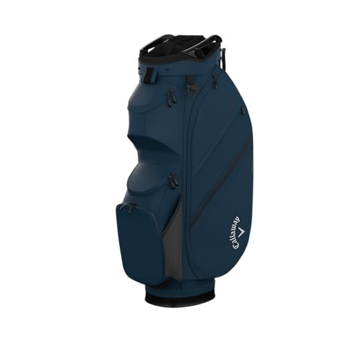 An image of a Callaway Chase 14 2025 Cart Bag - Navy on a white background