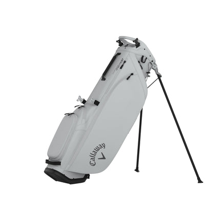 An image of a Callaway HL Zero 2025 Stand Bag - Silver on a white background