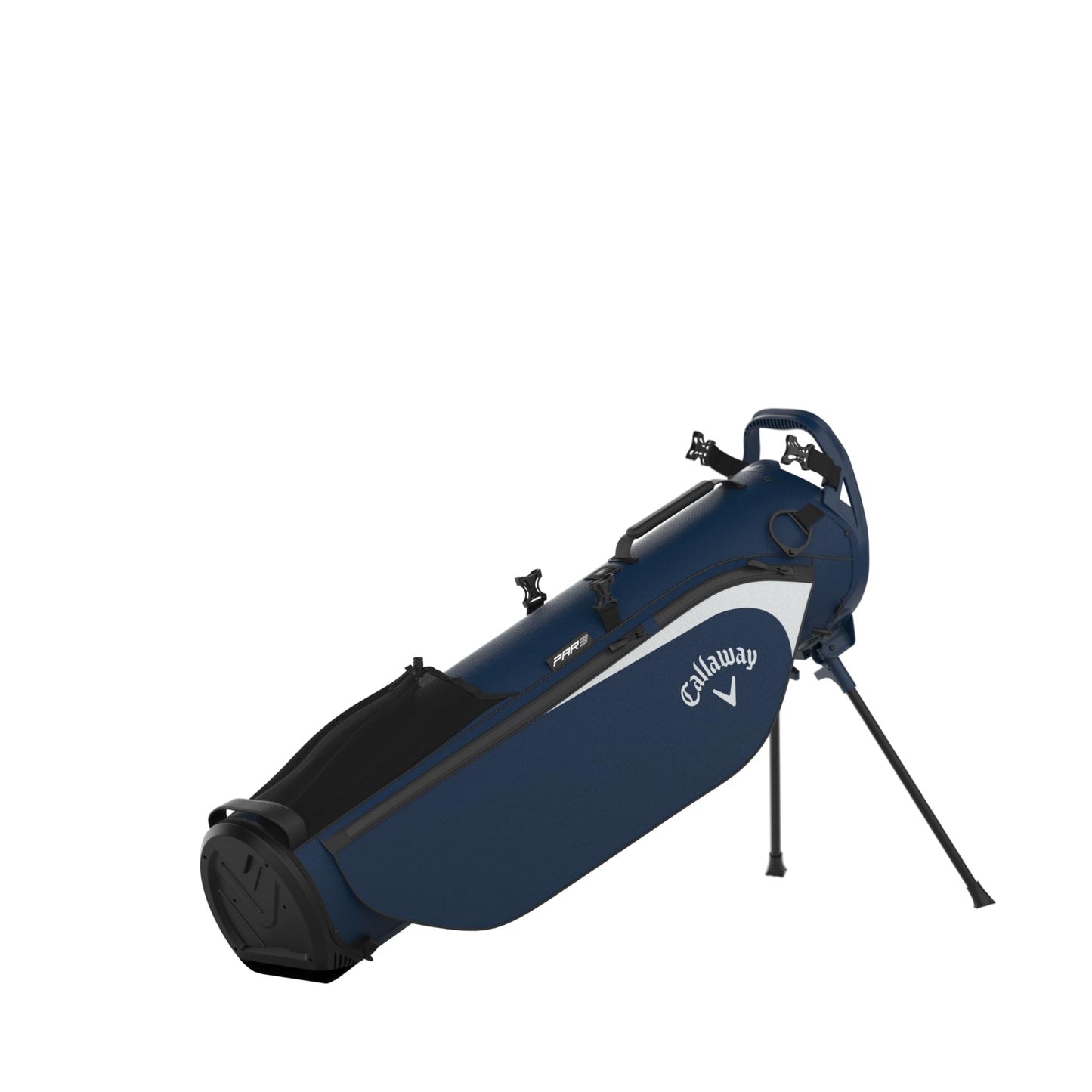 An image of a Callaway CPT Par 3 Golf Stand Bag - Navy on a white background