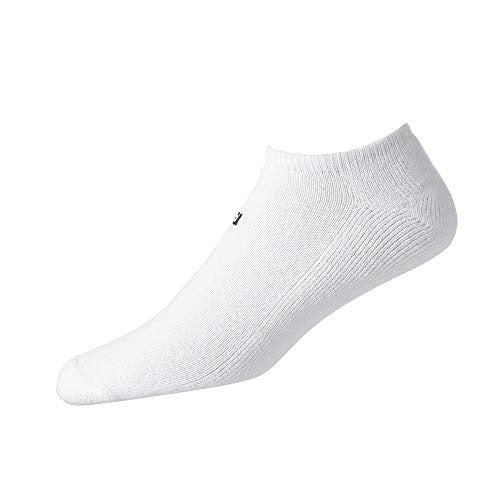 An image of a FootJoy Women's Ultra Low Cut Socks - White on a white background