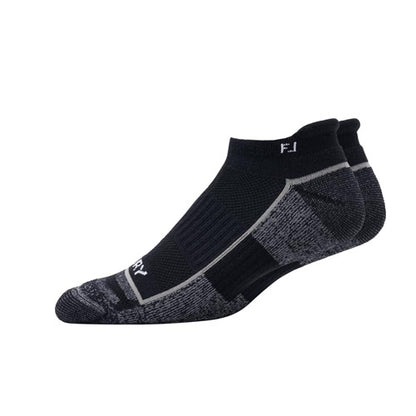 An image of a FootJoy ProDry Roll Tab Socks - Black on a white background