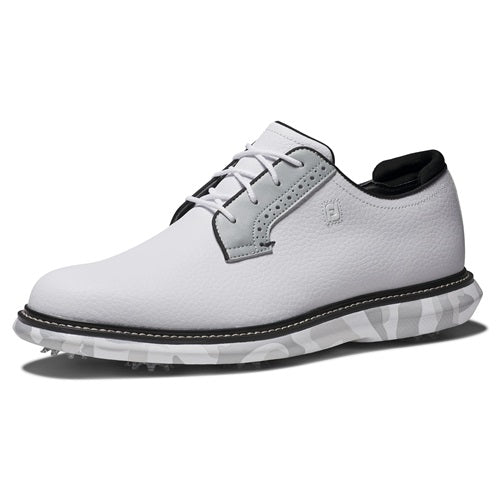 An image of a FootJoy Traditions Blutcher Golf Shoes on a white background