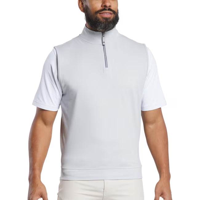 An image of a FootJoy Approach Vest - Heather Grey  - XL on a white background