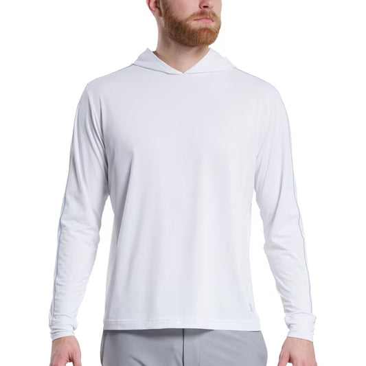 An image of a FootJoy TempoSeries Blocked Sun Hoodie on a white background