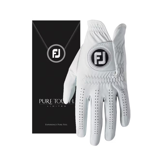 An image of a FootJoy Pure Touch Limited Golf Glove on a white background