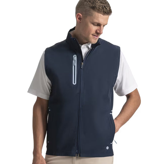 An image of a FootJoy Tempo Vest Navy - Navy on a white background