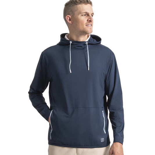An image of a FootJoy Tempo Hoodie - Navy on a white background