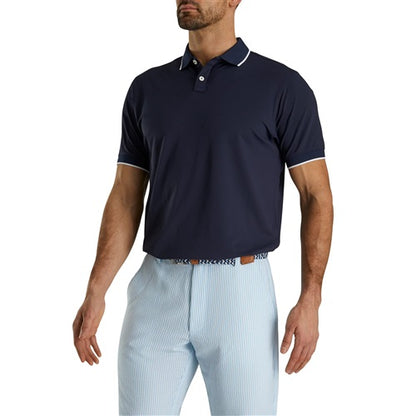 An image of a FootJoy TC Solid Polo - Navy - 2XL on a white background