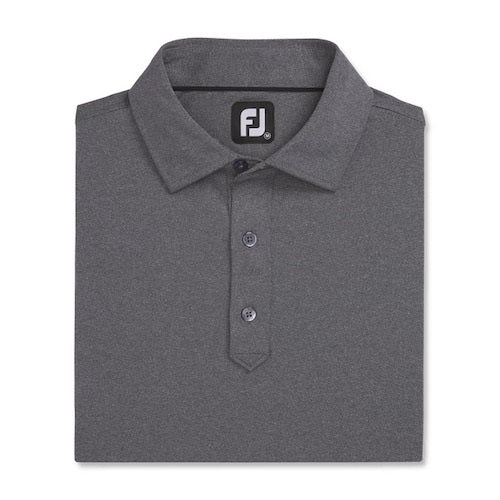 An image of a FootJoy Solid Lisle Traditional Polo Set-on Placket on a white background