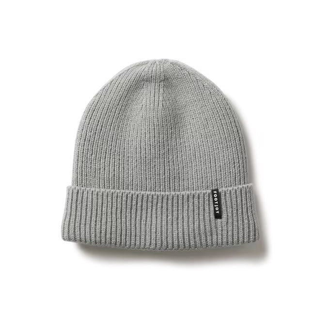 An image of a FootJoy Cuffed Beanie - Grey on a white background