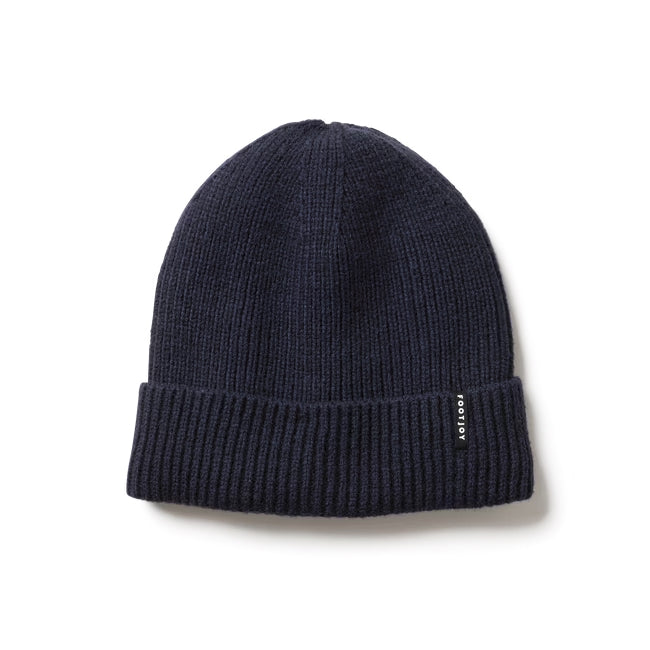 An image of a FootJoy Cuffed Beanie - Navy on a white background