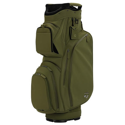 An image of a TaylorMade 2024 Signature Cart Golf Bag - Sage on a white background