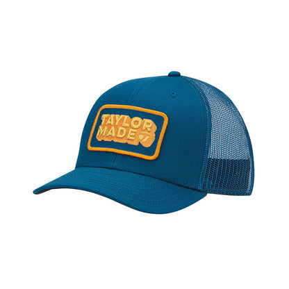 An image of a TaylorMade New Trucker Hat - Indigo - Regular on a white background