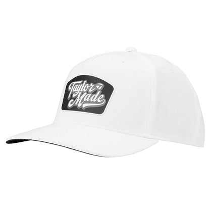 An image of a TaylorMade LSA Frame Hat - White on a white background