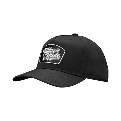 An image of a TaylorMade LSA Frame Hat - Black on a white background