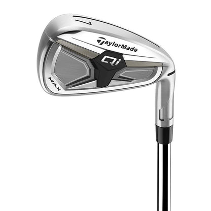 An image of a TaylorMade Qi4D Iron Set on a white background