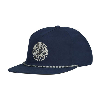 An image of a TaylorMade 2026 LS Daytona Structured Rope Hat - Navy on a white background