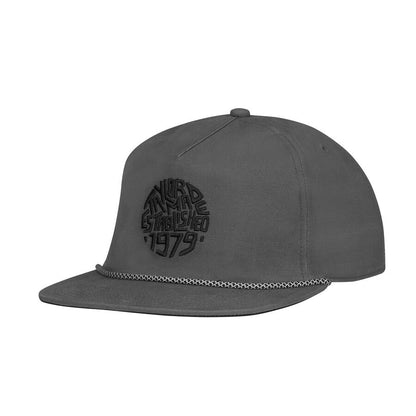 An image of a TaylorMade 2026 LS Daytona Structured Rope Hat - Gray on a white background