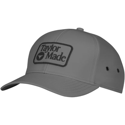 An image of a TaylorMade 2026 LS Newport 85 Metal Eyelit Hat - Gray on a white background