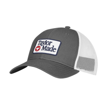 An image of a TaylorMade 2026 LS Radar Trucket Hat - Gray on a white background